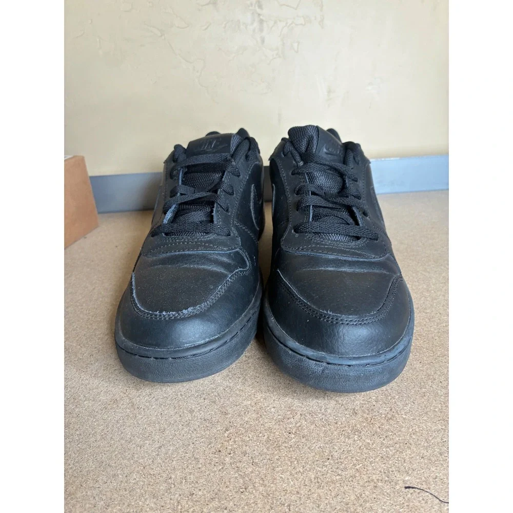 Nike Ebernon Low Triple Black Sneakers AQ1775-003 Mens Size 9.5 Basketball Shoes
